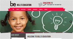 Desktop Screenshot of bellseducation.com