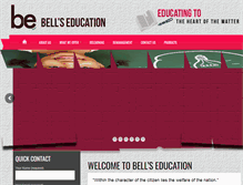 Tablet Screenshot of bellseducation.com